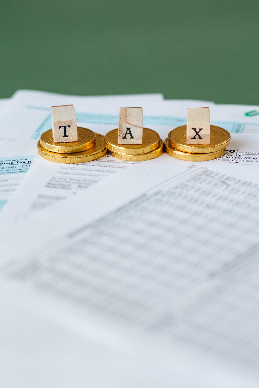 tax documents on the table